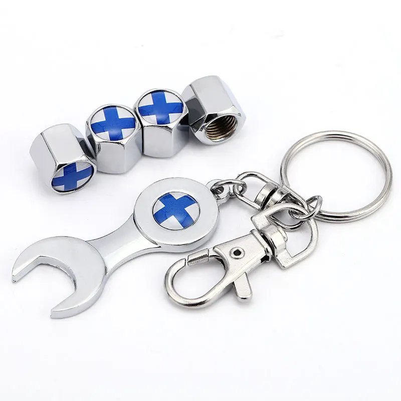 Флаг Финляндии автомобильные шины брикет для мотоциклетных шин крышки разъемы BMW