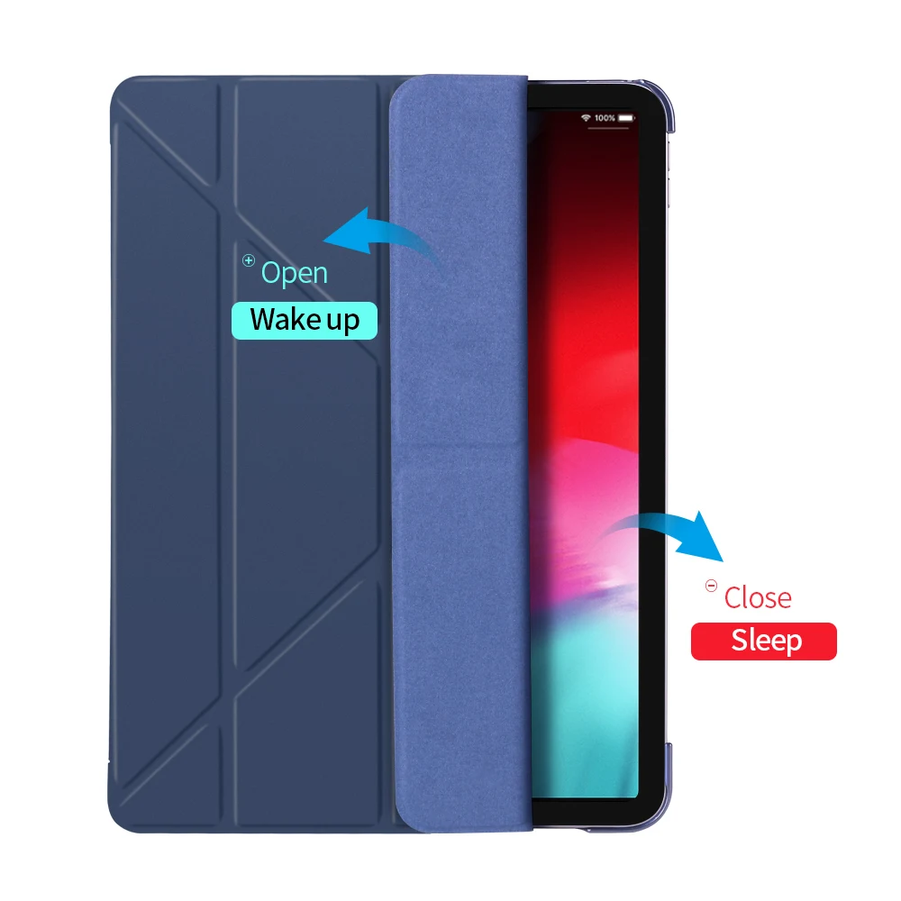 Умный Магнитный чехол для iPad Pro 11, Ультратонкий чехол GOLP из искусственной кожи+ жесткий чехол-подставка для iPad Pro 11 чехол