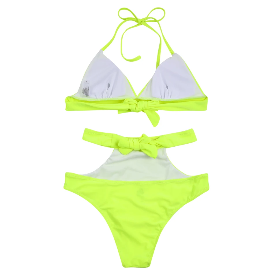 BANDEA сексуальный комплект бикини с высокой талией женский купальник пуш-ап