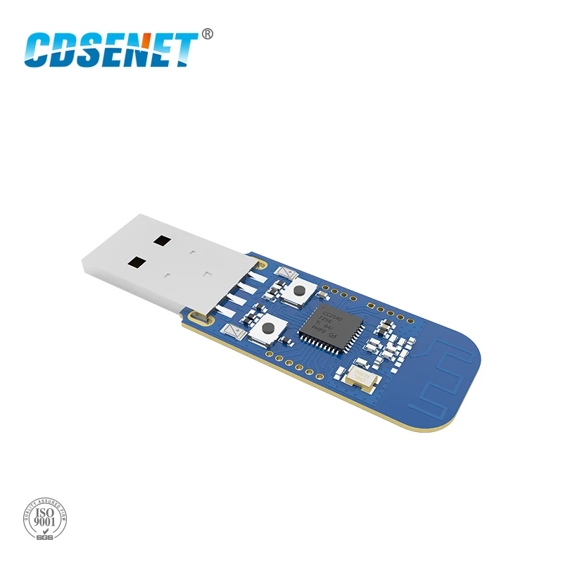 Беспроводной приемопередатчик Zigbee CC2531 чехол 4dBm USB разъем порт IO IoT PCB 2 4 ГГц