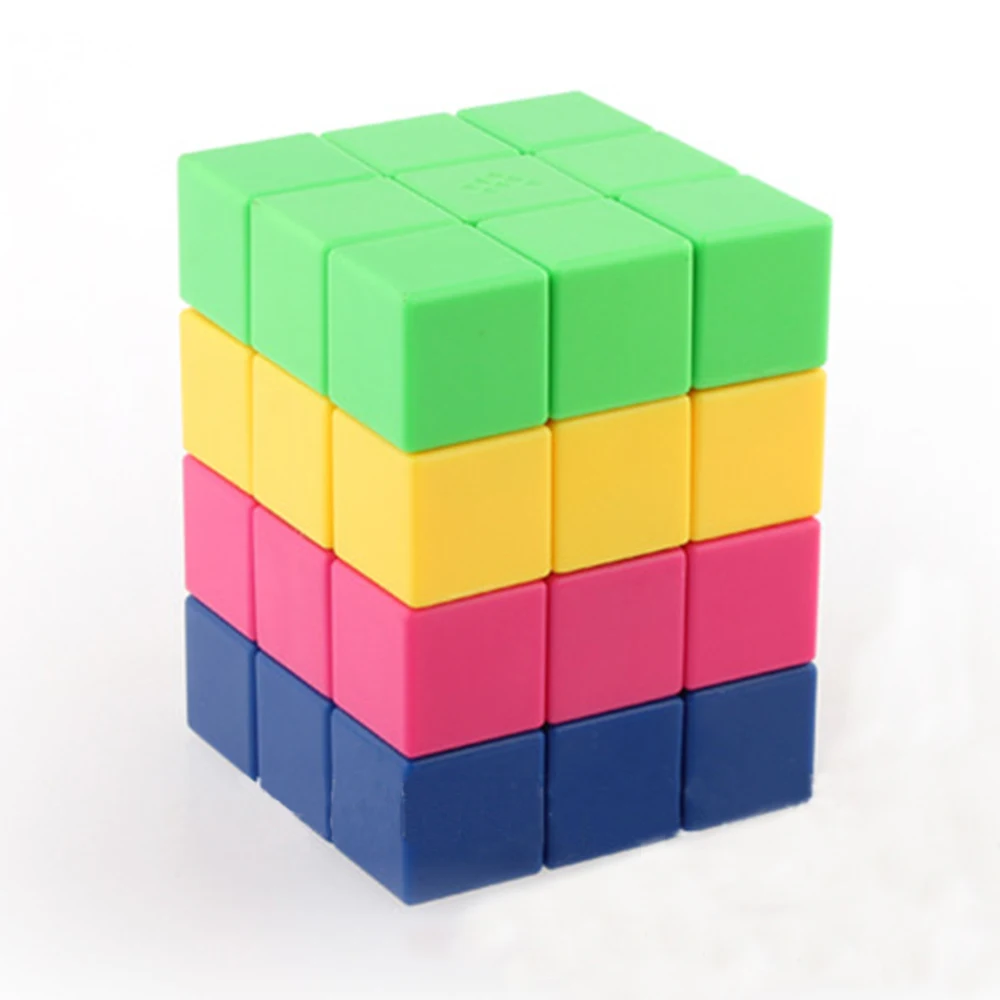 MHZ MingHaoZhi 3x3x4 красочный скоростной магический куб головоломка игра кубики