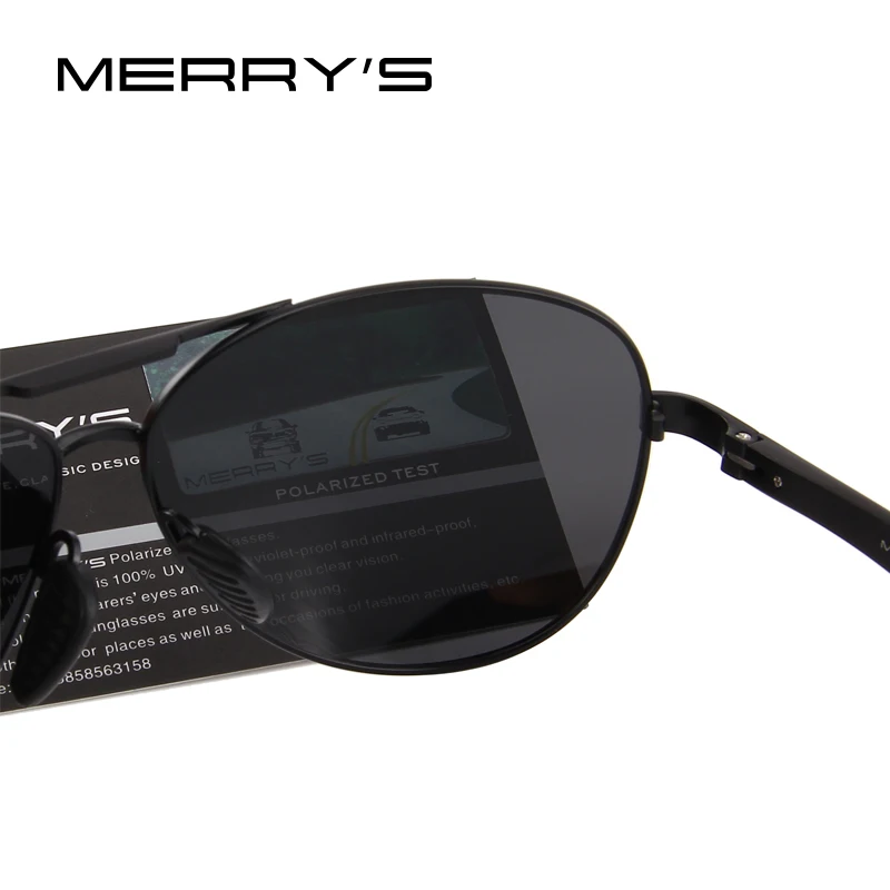 MERRYS мужские солнцезащитные очки пилота HD поляризованные очки Брендовые поляризованные солнцезащитные очки S8228