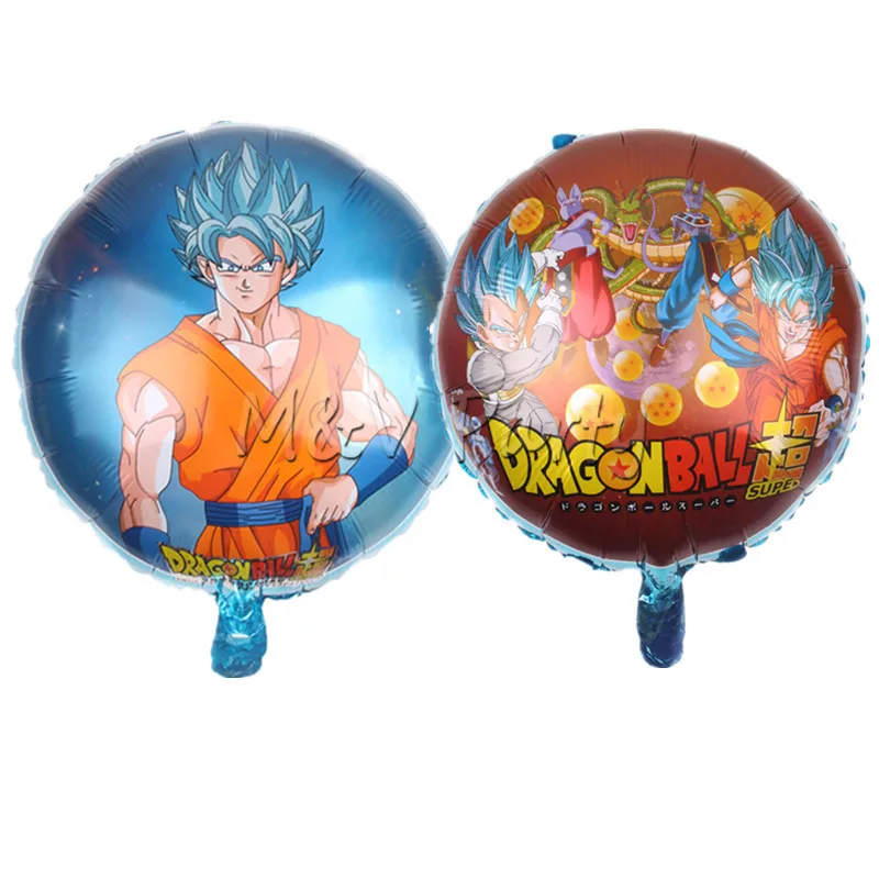 balloon 01 Тема Dragon Ball одноразовая посуда вечерние украшения бумажные тарелки стаканчики подгузники день рождения, детский душ Посуда украшения - Цвет: balloon 01