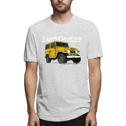Лидер продаж, футболка Toyota FJ40 Land Cruiser, Винтажная футболка с большим автомобилем для мужчин, уличная одежда, Camiseta