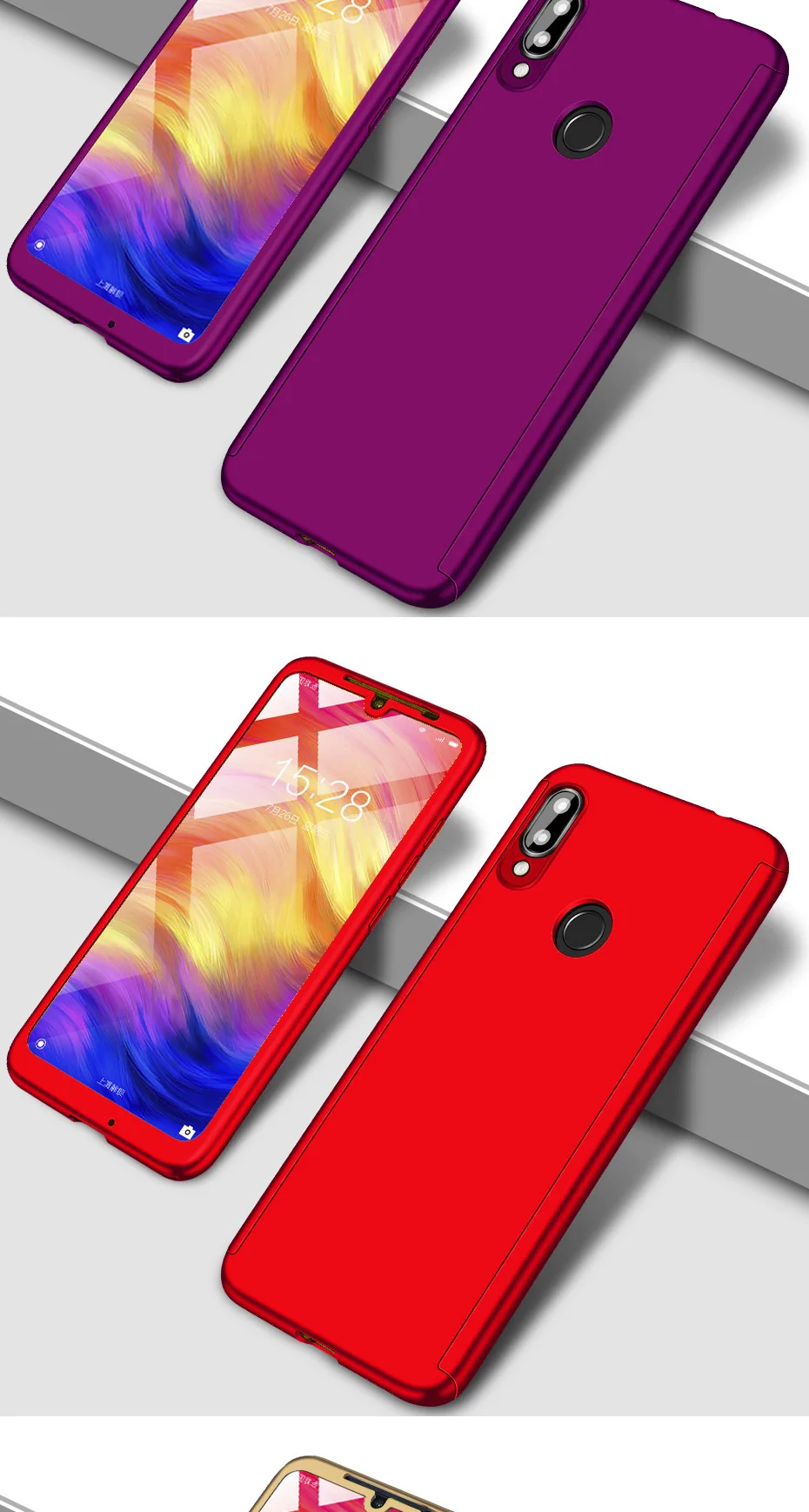 360 полный защитный чехол для телефона для Xiao mi Red mi Note 7 6 5 K20 Pro 5A 7A S2 Go чехол для Xiaomi mi 9T 9 8 SE A2 Lite Max 2 3 Чехол