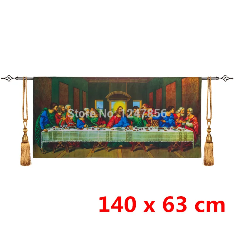 140 x 63 cm Знаменитые работы настенный гобелен настенный ковер ткань гобелены Бельгия Бохо Декор Дом Декор - Цвет: 140 x 63 cm