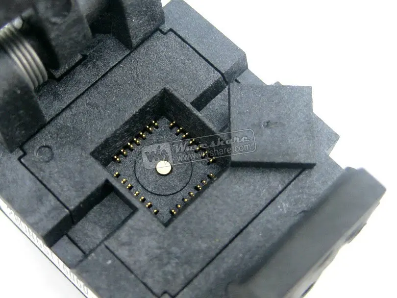 

QFN28 MLP28 MLF28 28QN65T16060 Plastronics IC Test Burn-in Socket QFN Programming Adapter 0.65mm Pitch