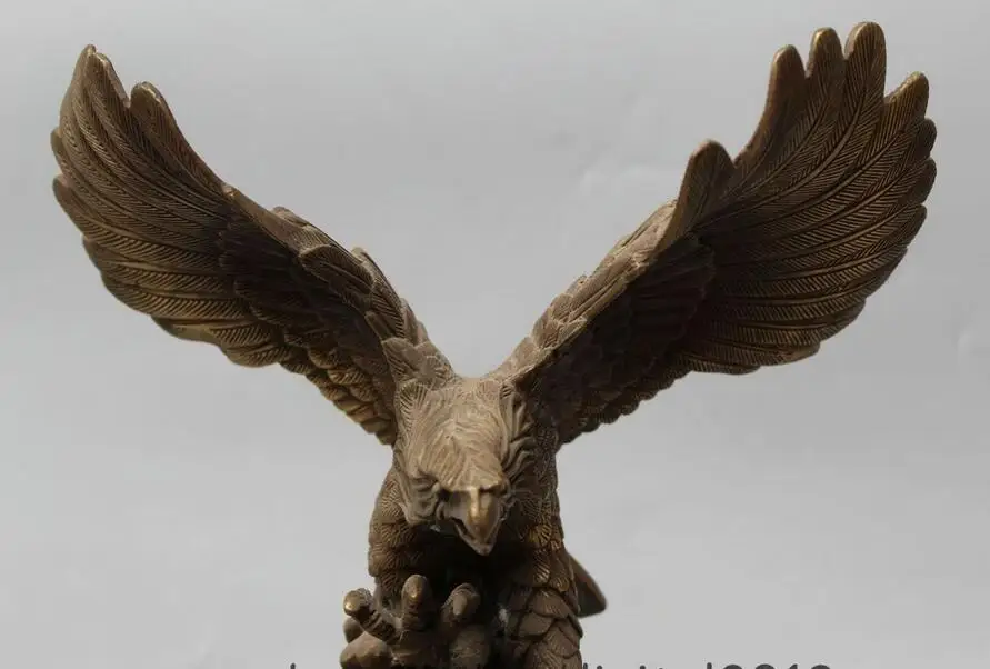 11 &quotКитай Китайский народный фэн шуй латунный ястреб орел Король птиц predation