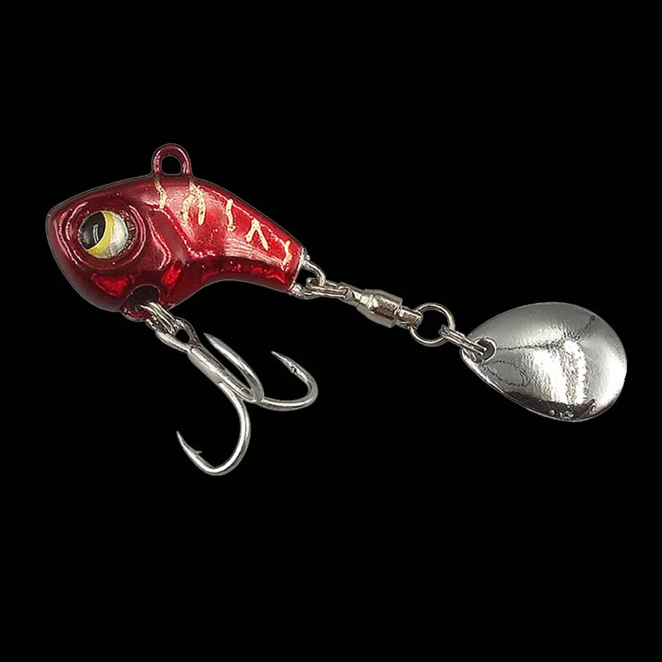 WALK FISH 1 шт. металлическая мини-Приманка VIB с ложкой для рыбалки 8 г 11 г 15 г 21 г зимние приманки для льда рыболовные снасти, воблер, Вибрационный Спиннер