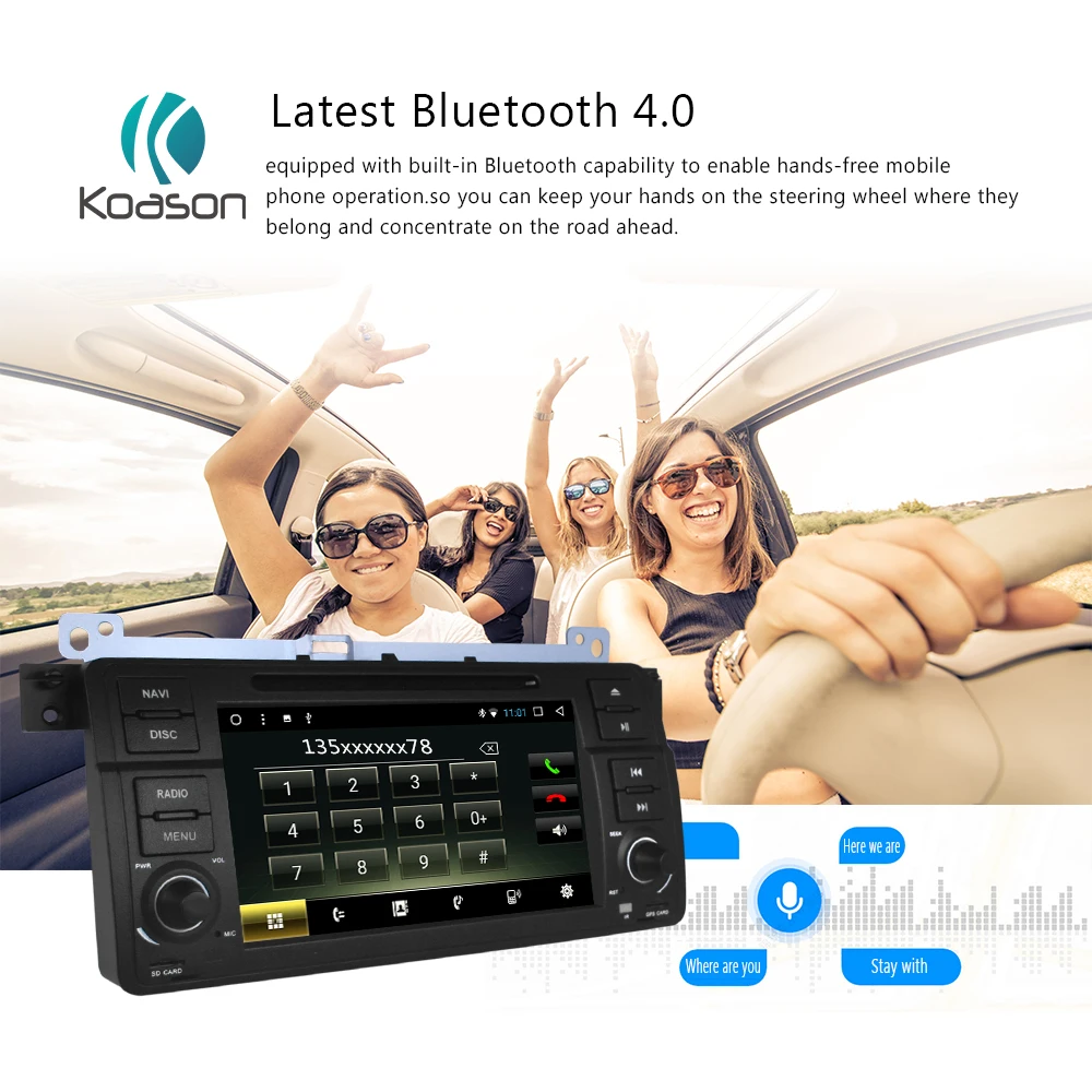 

7 inch 1 Din Android 7.1 GPS Navigation Car Media Player Vehicle Quad Core With disc Stereo for BMW E46 M3 1998-2005