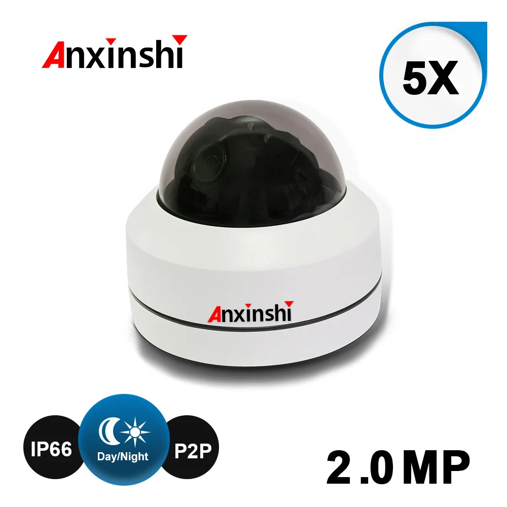 2 Дюймовая мини камера POE HD 1080P PTZ IP H.265 2MP водонепроницаемая наружная купольная с