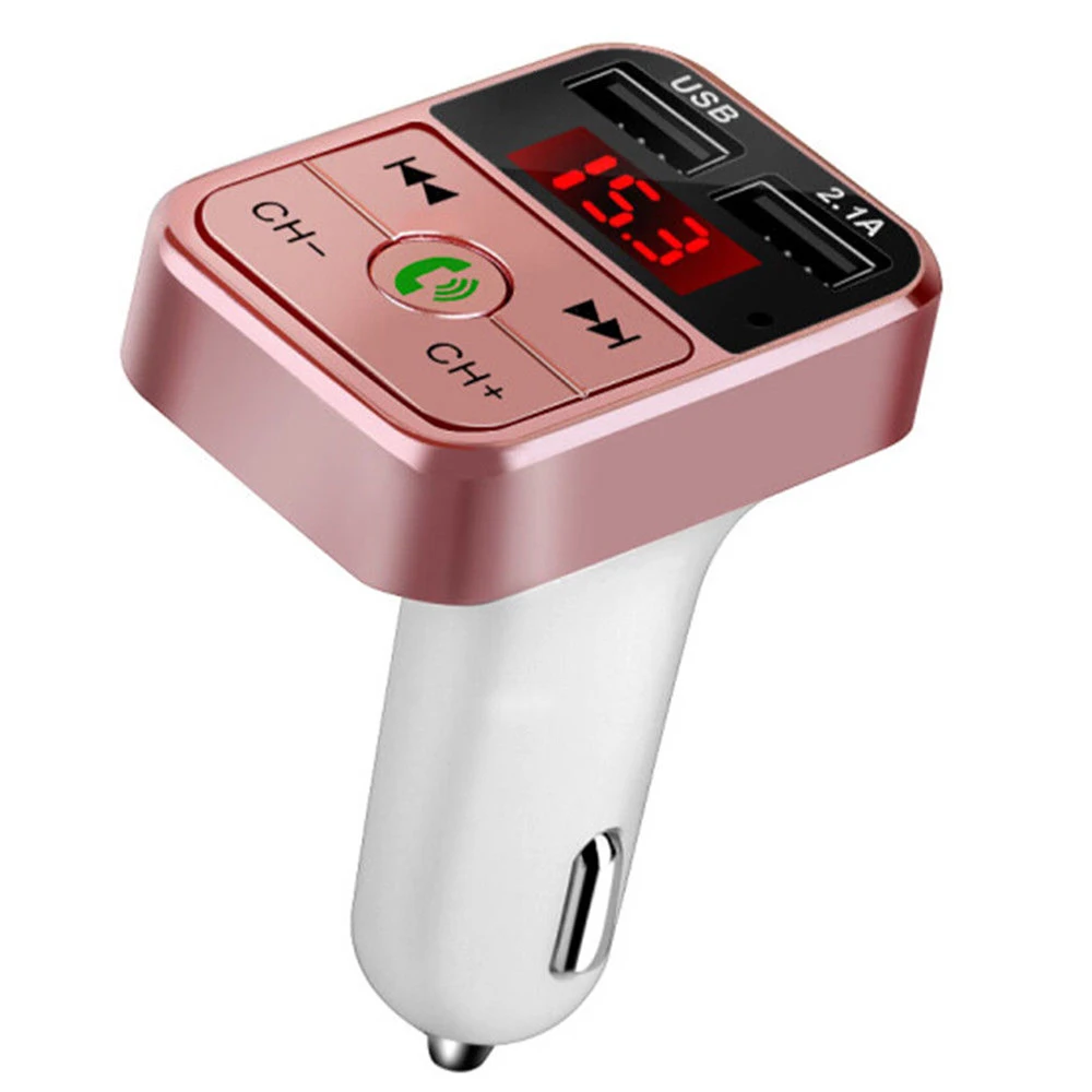 5 V 2.1A Bluetooth Автомобильный fm-трансмиттер Handfree Автомобильный MP3 аудио плеер двойной 12 V USB Автомобильное Зарядное устройство Aux Порты и разъёмы Поддержка карты памяти и у Dis
