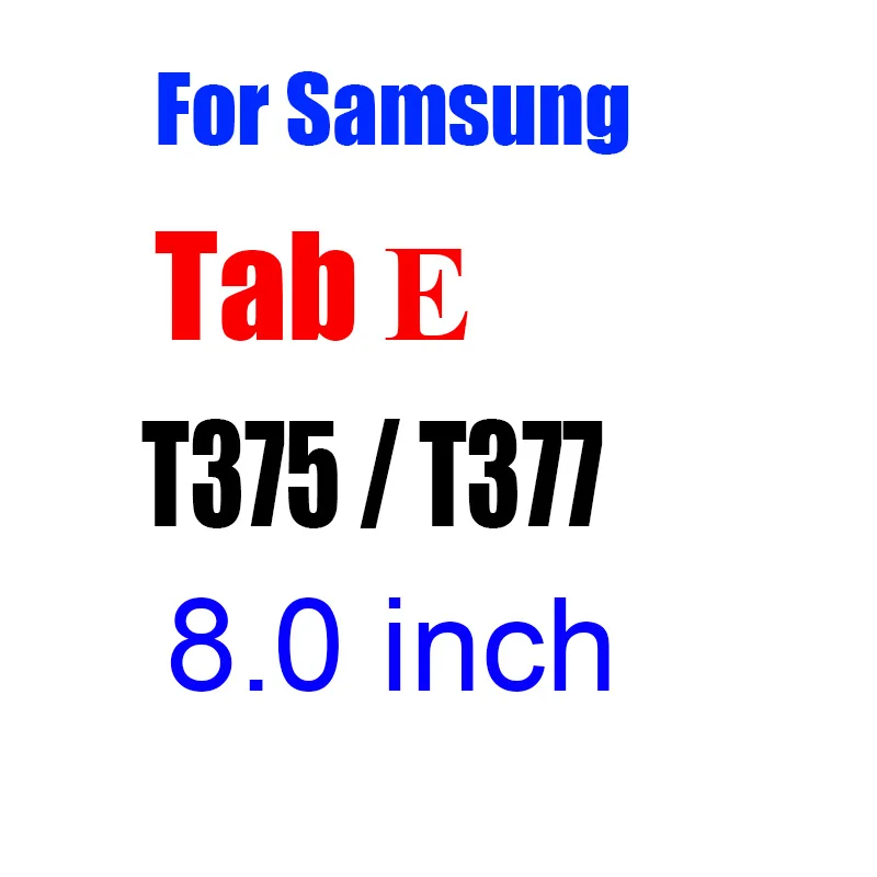 Tab E 8.0 T375 Закаленное Стекло для samsung Galaxy Tab S3 T825 S2 S E T815 T715 T710 T810 T700 T705 T375 T560 2 p5100 Примечание N8000 Экран протектор - Цвет: Tab E 8.0 T375