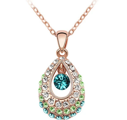 Рождественский подарок от бренда Iutopian роскошное хрустальное ожерелье с