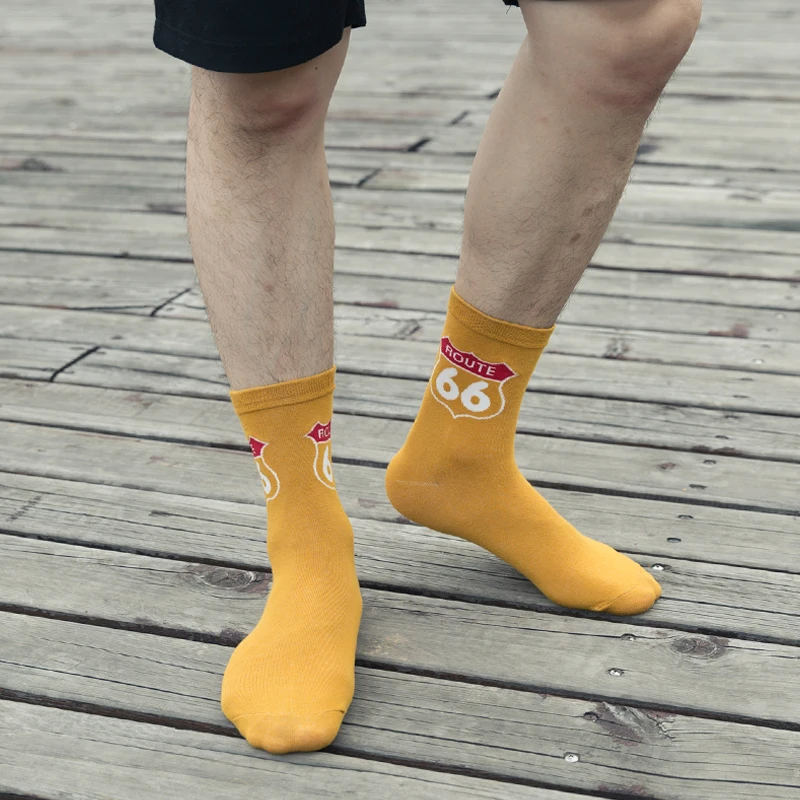 Мужские носки оригинальные хлопковые с ручной росписью мужские зимние толстые