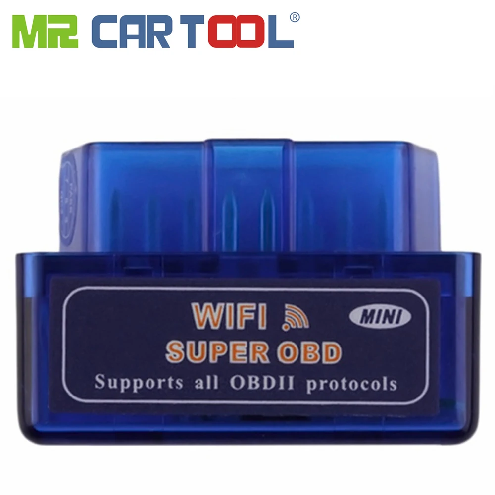 Мини ELM327 WiFi OBD2 ELM 327 Авто OBD 2 II автомобильный диагностический инструмент