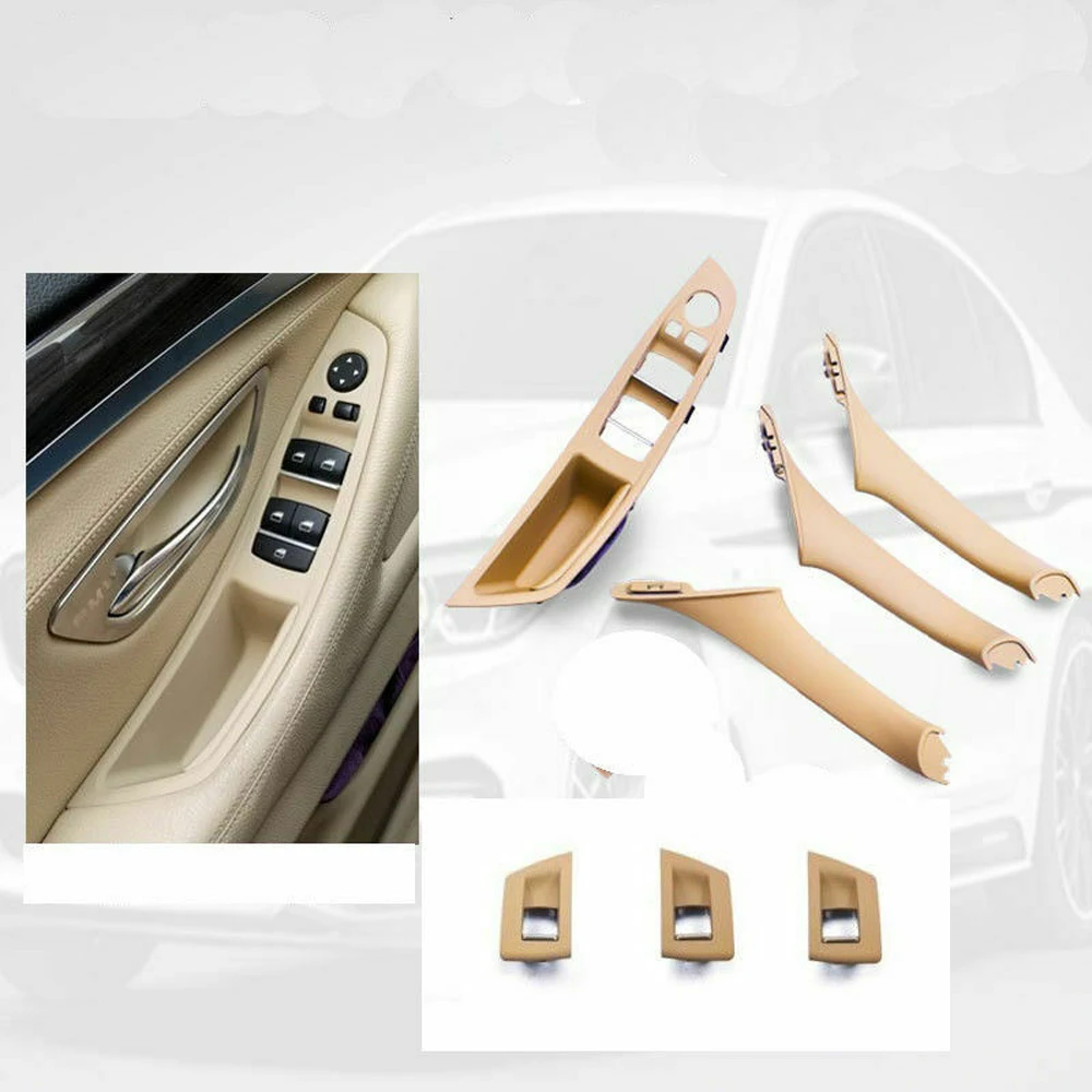 Левый руль LHD для BMW 5 серии F10 F11 520 525 серая бежевая черная ручка интерьера