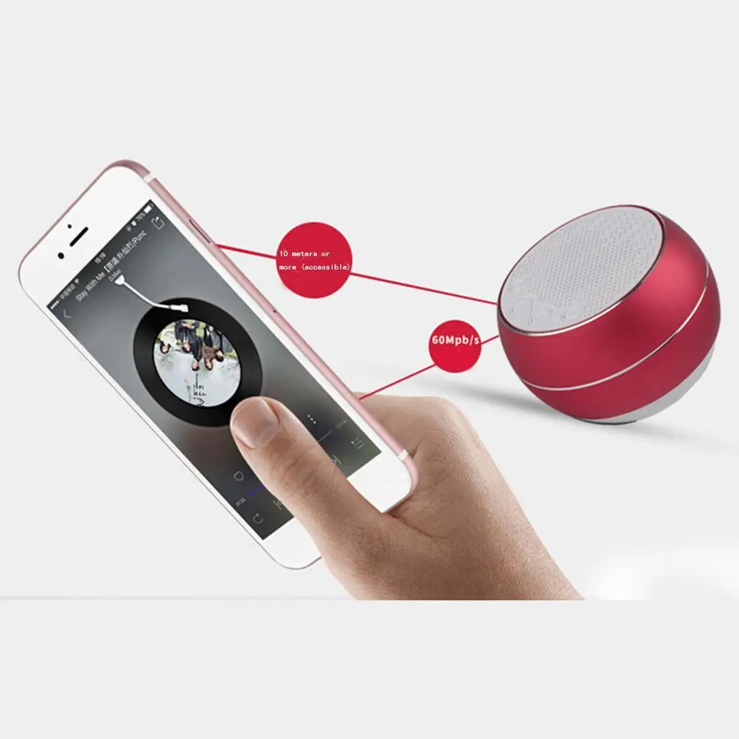 Беспроводной Bluetooth динамик TF FM Портативные Музыкальные динамики ручной