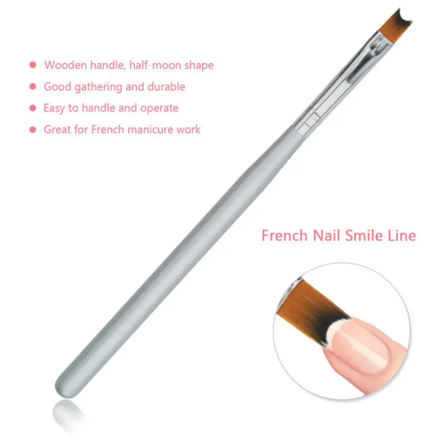 Набор кистей для дизайна ногтей гелевая ручка набор маникюра с головокружением