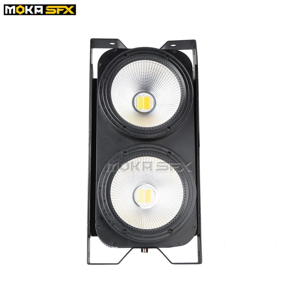 2*100 Вт белый COB LED Blinder Light 2 в 1 Stage Lights холодный теплый Cob Led Par Decoration|Эффект освещения