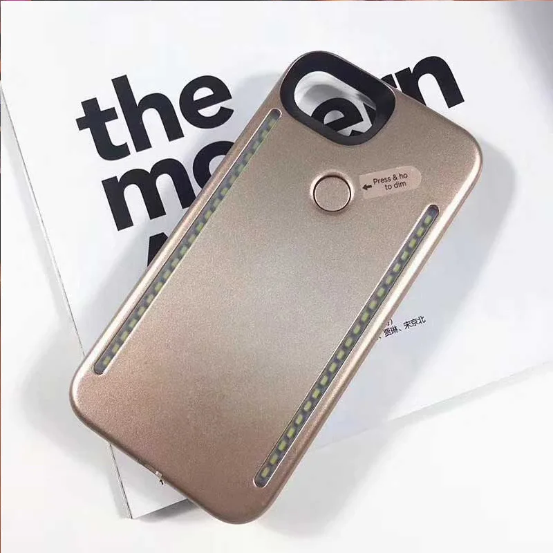 2 Обновленная версия роскошный светящийся чехол для iPhone X XR XS MAX 6 6s 7 8 Plus 6 идеальные селфи сверкающие с подсветкой чехлы - Цвет: 2