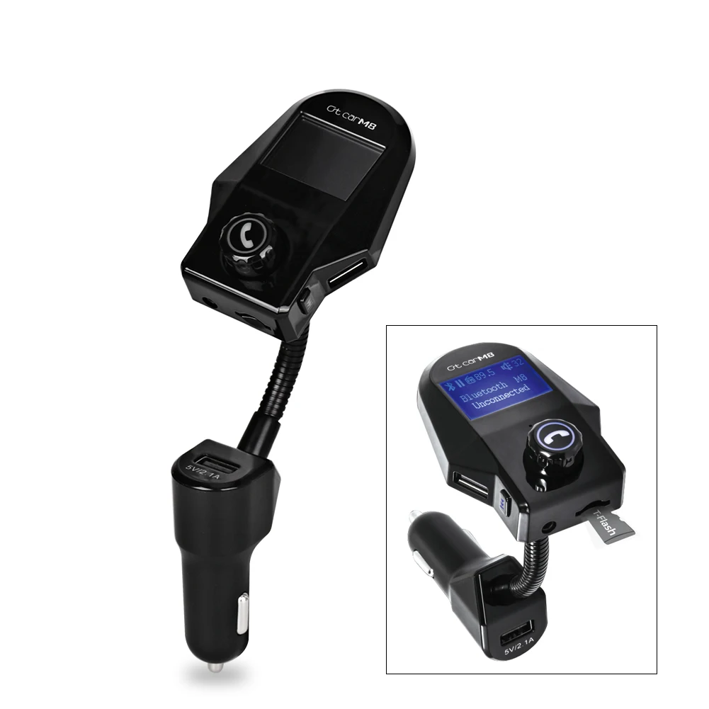 Беспроводной автомобильный комплект Urban road Bluetooth Aux fm передатчик USB mp3 плеер tf