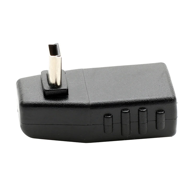 Автомобильный аудиоадаптер Mini 5P mini T port 90 градусов под прямым углом с