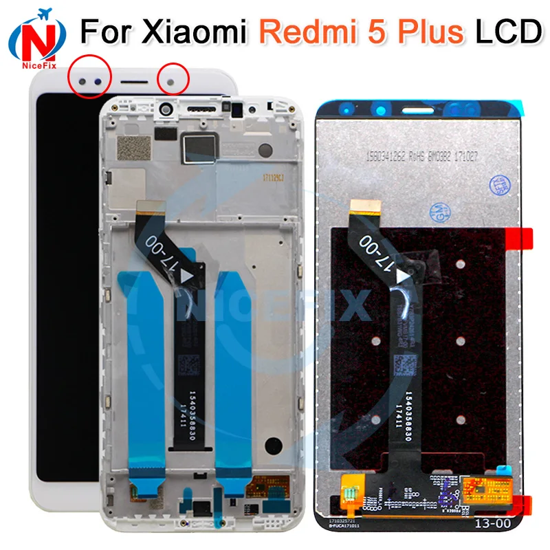 ЖК дисплей с сенсорной панелью и дигитайзером в сборе рамкой для Xiaomi Redmi 5