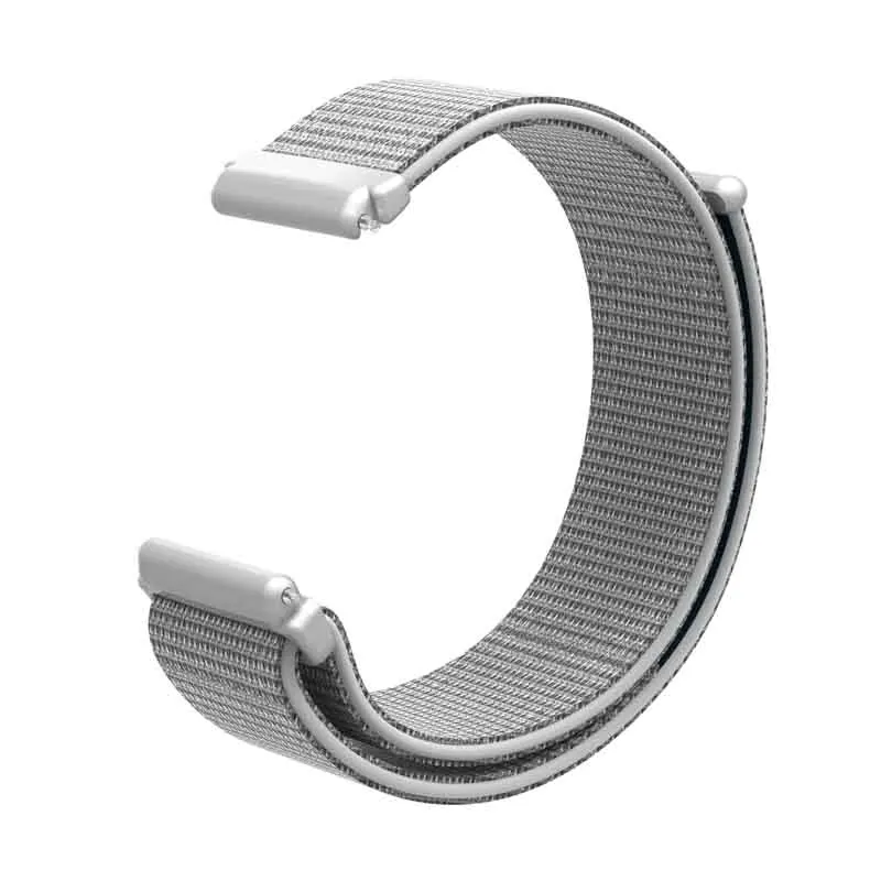 Нейлоновый ремешок Correa для Fit bit Fitbit Versa Band умный фитнес-браслет спортивные часы наручные браслеты Pulsera Сменные аксессуары - Цвет: Silver