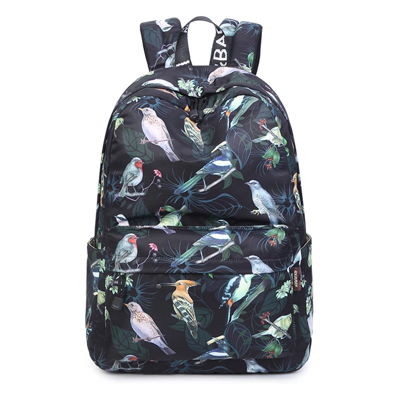 Beivah Designer Flamingo Printing Backpack Female Animal School Bags For Teenager Girls And Boys Mochila travel bag | Багаж и сумки