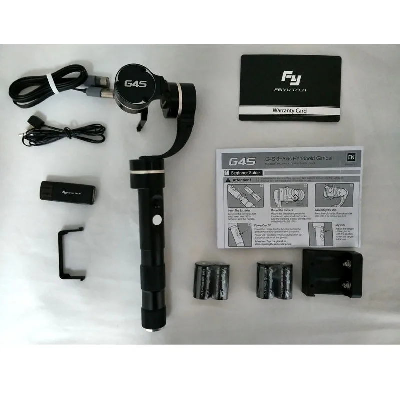 Feiyu Tech FY-G4S 4 Modes 360 Degree Moving 3-Axis Handheld Steady Gimbal for GoPro Hero 3 3+ G4S is G4 update version | Электроника