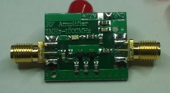 10KHz-1000MHz Broadband Shortwave UV HF RF FM Radio Signal Amplifier 10mW | Электронные компоненты и