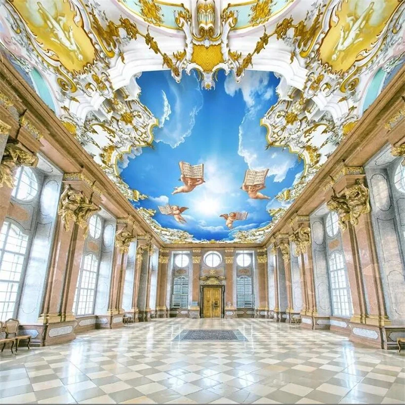 Beibehang пользовательские обои 3d фото роспись Большой Европейский Стиль Ангел под