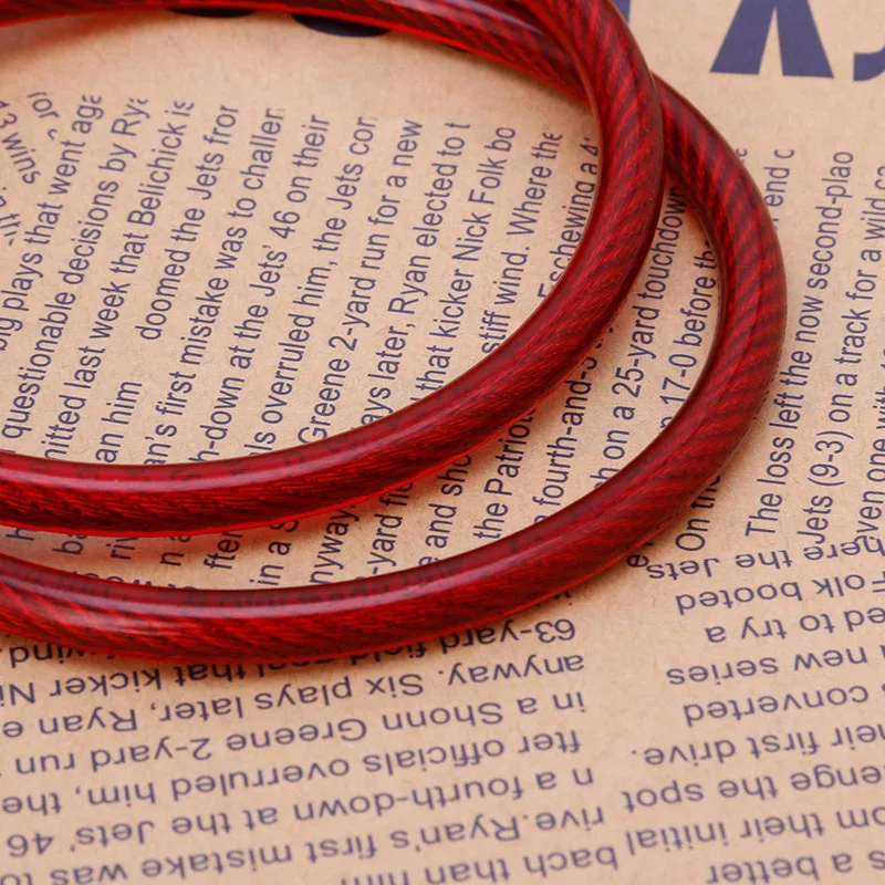 

Bicycle bike lock Cycling 8x640mm Cable Anti-Theft Bicycle Bike Scooter Safety Lock With 2 Keys