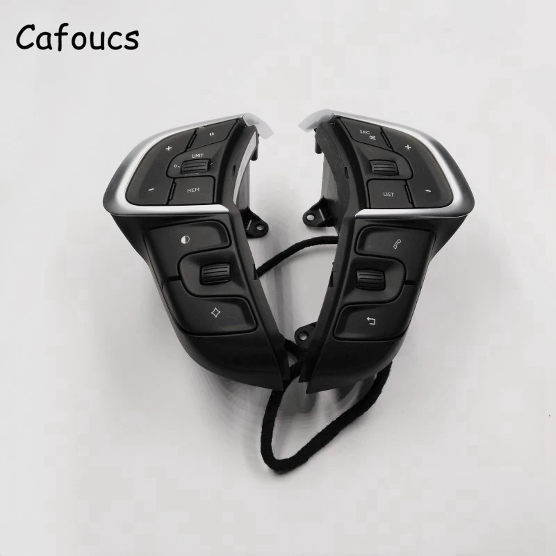 

Автомобильные многофункциональные переключатели Cafoucs на руль для Citroen C4 2013, переключатель круиз-контроля с кнопками громкости телефона ...