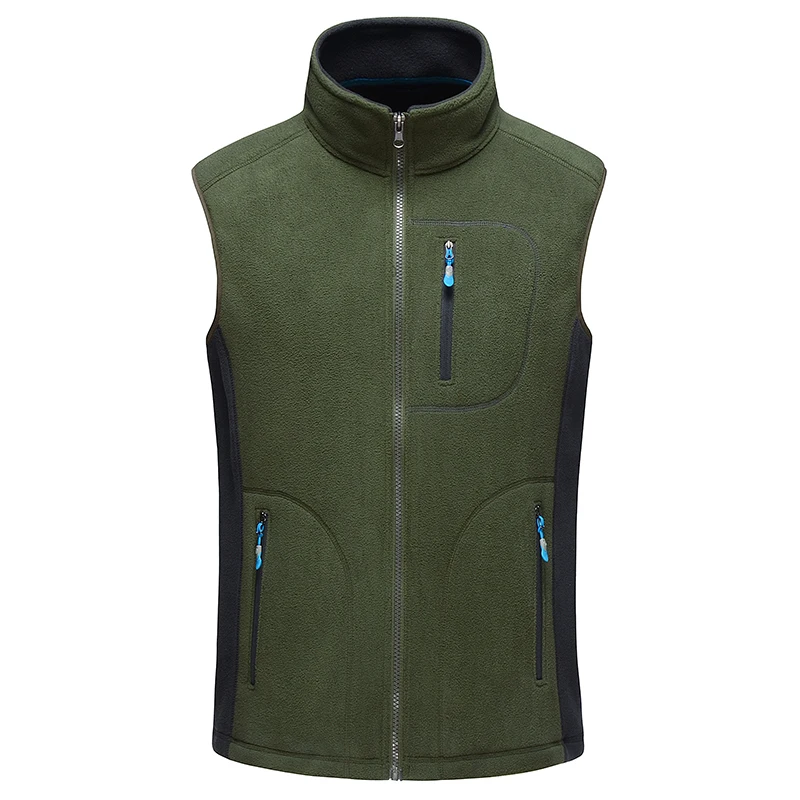 

winter vest men 100% thicken fleece fashion colete waistcoat male jacket Autumn mens vests clothing