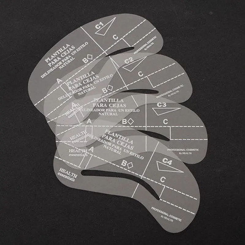 Новинка 2016 модный 4 шт./компл. трафарет для груминга формирования макияжа DIY