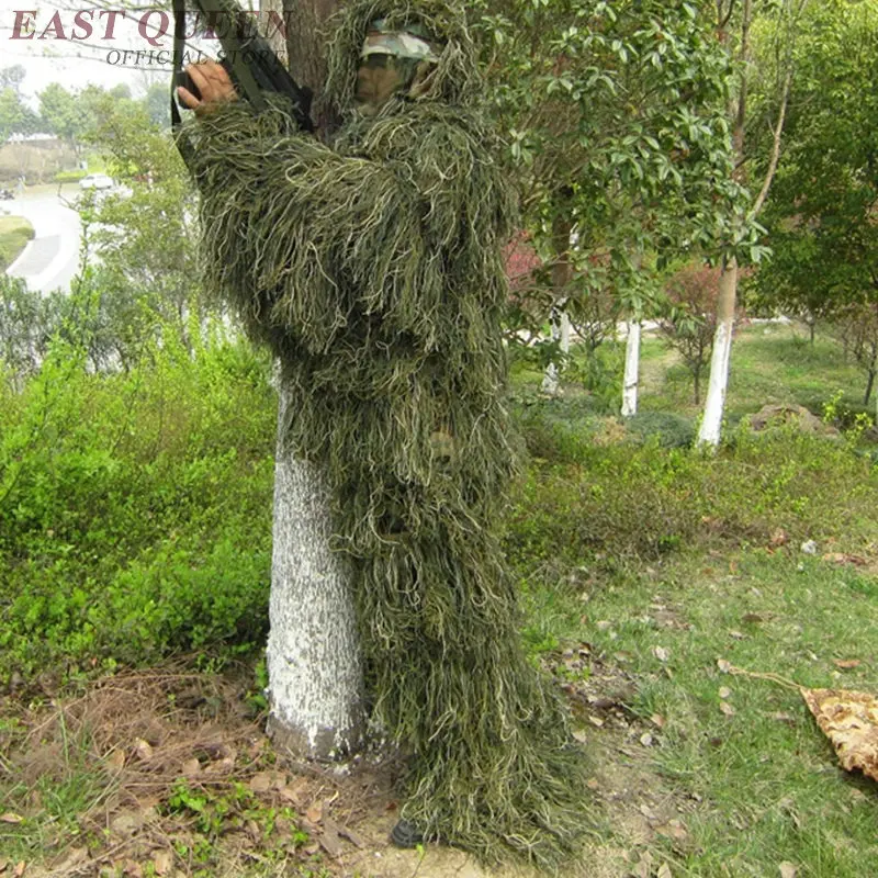 Bionic Grass Ghillie костюм снайперский Тактический Камуфляжный охотничий одежда