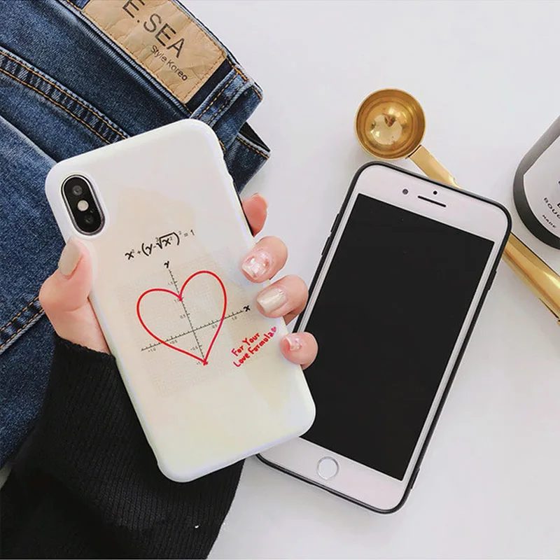 Coordinate Love AppleX IPhone7plus/8/6s/6plus Blu-ray Anti-drop Phone Case | Мобильные телефоны и аксессуары