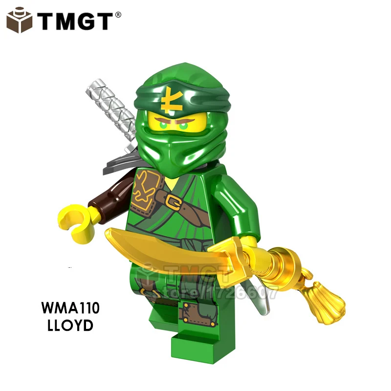 GA110 20 шт. Akita строительные блоки Char Archer Warrior GARMADON Swordsman Zane сборные Кирпичи игрушки для детей Подарки GA123-130 - Цвет: GA110