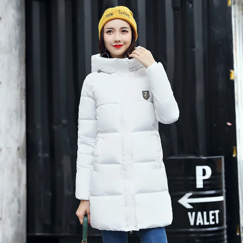 Abrigos mujer invierno/Коллекция 2019 года Длинные парки женские утепленные пуховики с