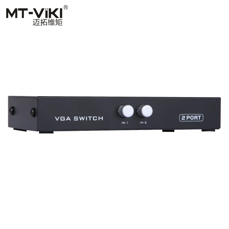 MT VIKI 2 порта VGA переключатель видеосигнала D sub входа 1 выход PC Share монитор высокое