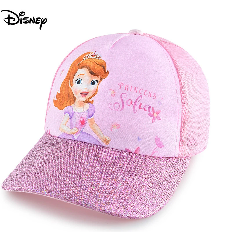 Подлинная disney замороженная шляпа Детская солнцезащитная Кепка Мультфильм Принцесса София Анна Эльза Одежда Аксессуары Детская шапка