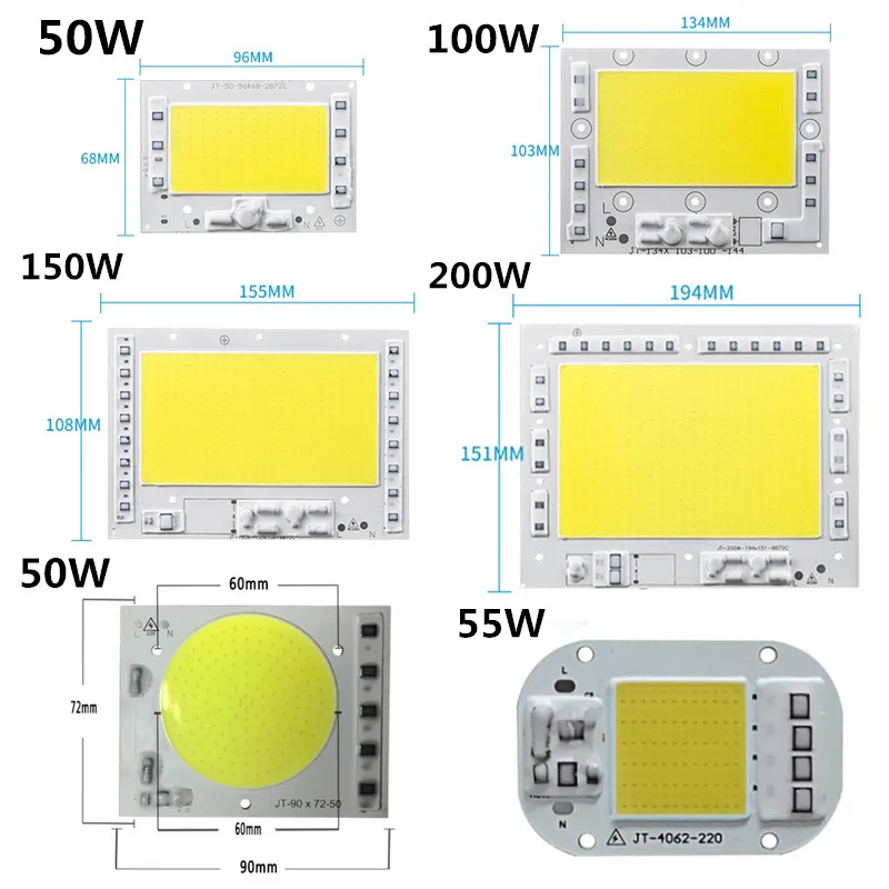 Светодиодный светильник King Kong с COB матрицей 5054 35 Вт 50 100 200 220 В|smart ic|led chipcob led chip |