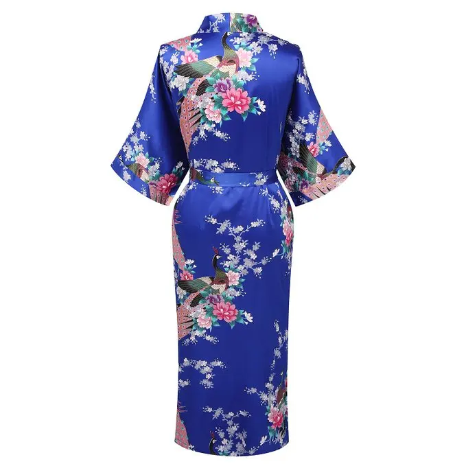 Летнее Новое поступление женское шелковое атласное кимоно юката свадебное