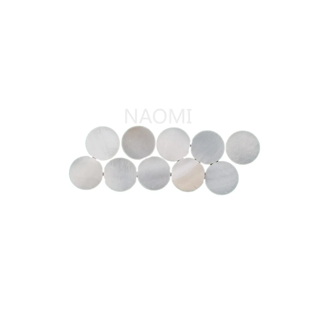 NAOMI 30 шт. гитарные точки 7 мм Белый перламутровый корпус гриф для электрической