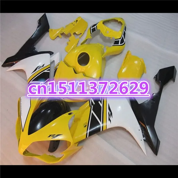 

YZF R1 07 08 Fairings for YZF-R1 07-08 yellow white black YZF1000 R1 07 08 fairing kits YZF R1 2007 2008-Dor for Yamaha D
