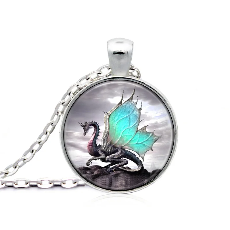 Ожерелье с драконом расписанное вручную ожерелье подвеской драгоон цепочка для