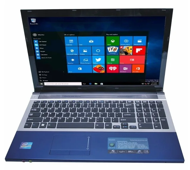 Intel Core i7 HD графический ноутбук 8 ГБ ОЗУ+ 60 Гб SSD+ 2000 Гб HDD игровой ноутбук Windows 10 ноутбук встроенный Bluetooth DVD-RW - Цвет: Intel Core i7