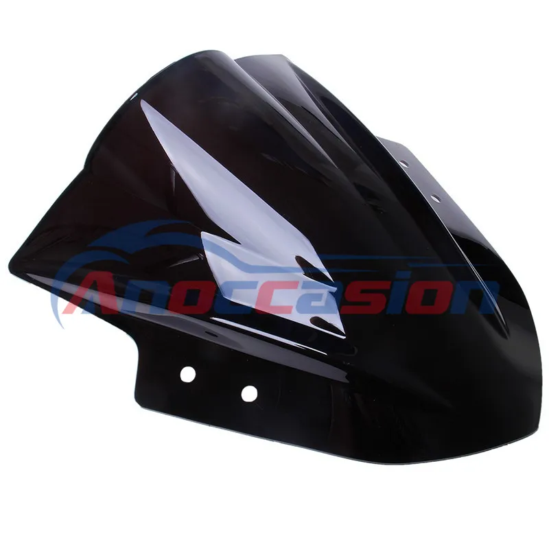 Высокое качество ABS черный мотоцикл лобовое стекло ветрового экрана дефлектор